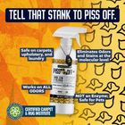 32 Oz. Spray Bottle PISS OFF+ All-Purpose Odor, Stain & Allergen Eliminator with LEO Light