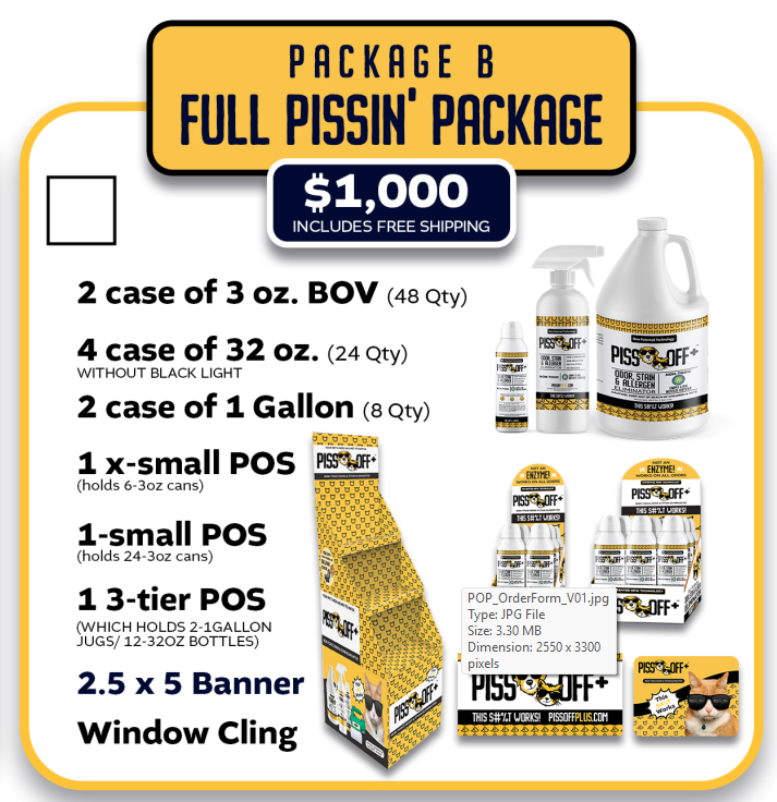 FULL PISSIN' PACKAGE