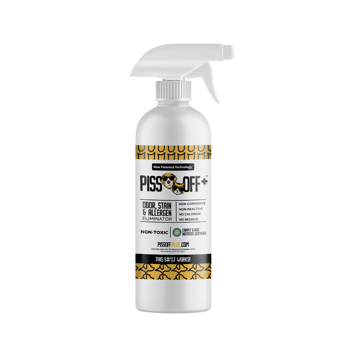 32 Oz. Spray Bottle PISS OFF+ All-Purpose Odor, Stain & Allergen Eliminator