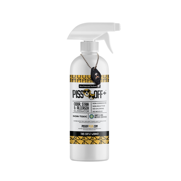 32 Oz. Spray Bottle PISS OFF All Purpose Stain and Odor Remover with LEO Light